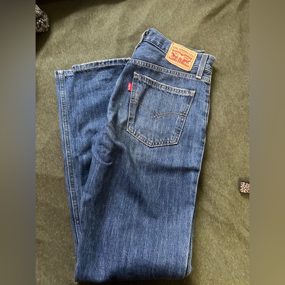 Blue Straight Leg Levi's